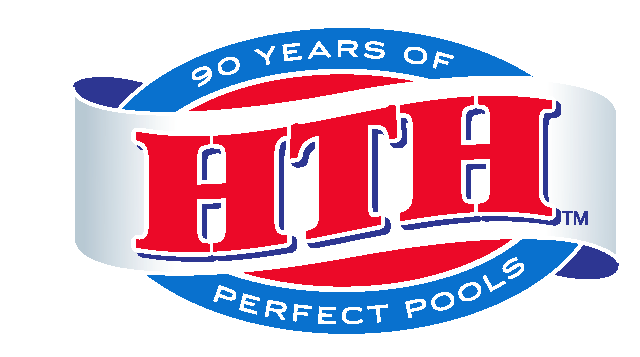 HTH 90 years of perfect pools logo